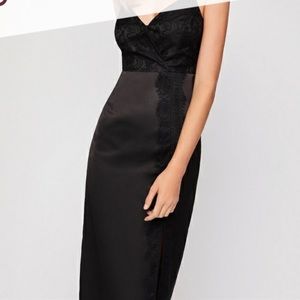 Bcbg satin dress